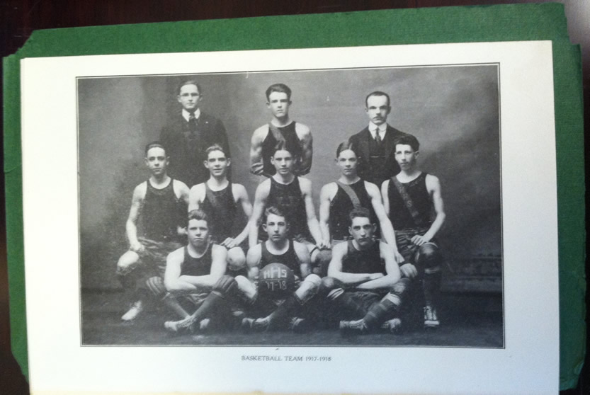 1918 HHS Yearbook Boys' Basketball page 37 (11)